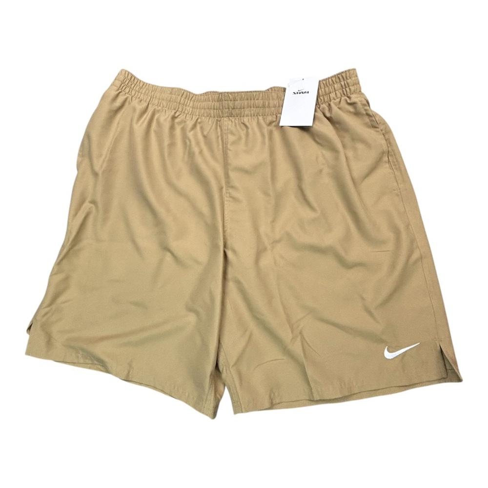 Nike Swim Men’s Swim Trunks Shorts Brown NESSF558 Mesh Brief Liner Size 2XL NWT - Picture 1 of 14
